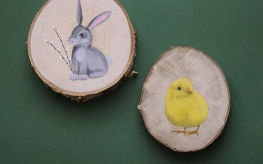 Podstawka/dekoracja - kurczaczek