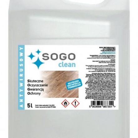 Płyn do dezynfekcji powierzchni SOGO Clean 5l