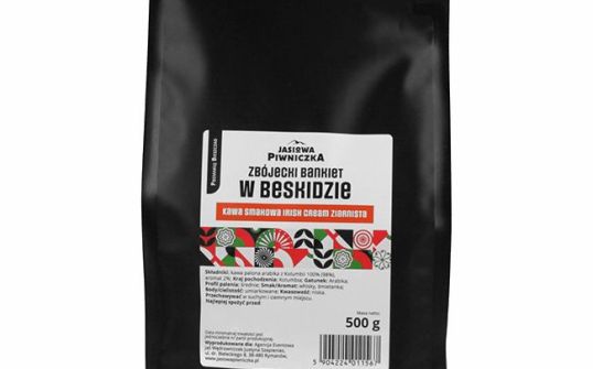 Kawa ziarnista smakowa Zbójecki Bankiet w Beskidzie 500g