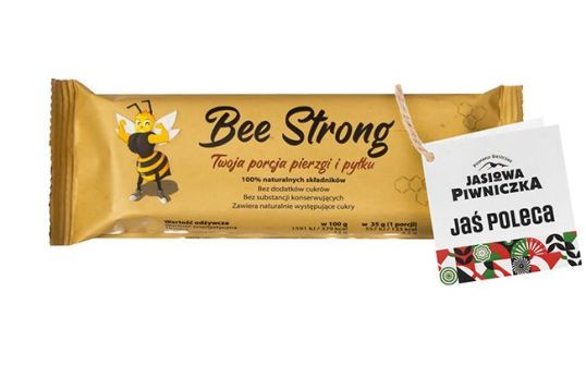 Baton Bee Strong z pierzgą i pyłkiem pszczelim 35g