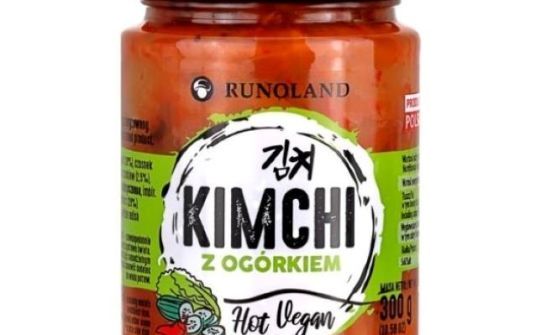Kimchi vegan HOT z ogórkiem 300g Runoland
