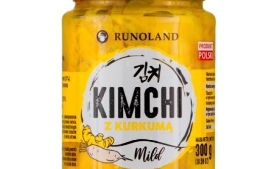 Kimchi vegan MILD z kurkumą 300g Runoland