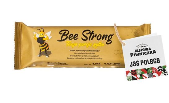 Baton Bee Strong daktylowo-słonecznikowy z pyłkiem pszczelim 35g