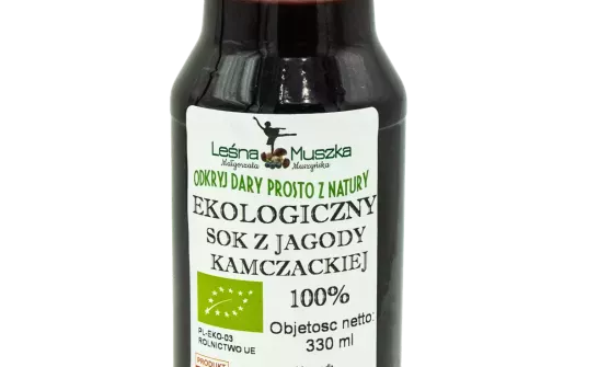 Ekologiczny sok z jagody Kamczackiej - 330ml