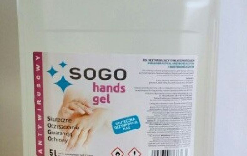 Żel do dezynfekcji rąk SOGO