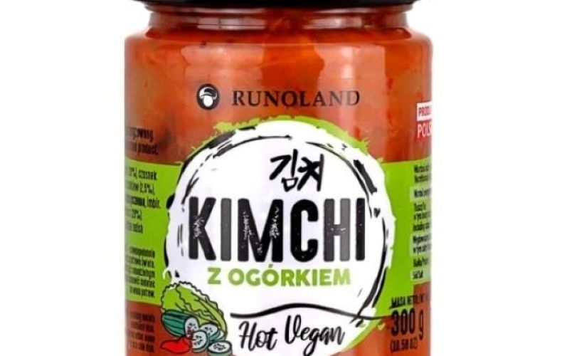 Kimchi vegan HOT z ogórkiem 300g Runoland